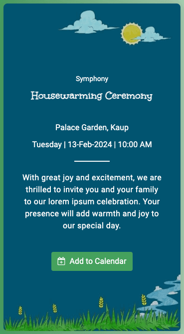 Housewarming Ceremony